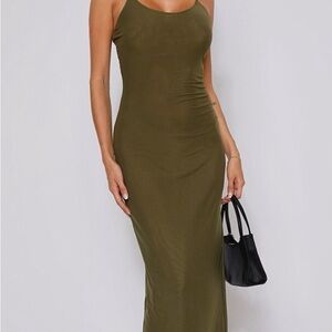 TIGER MIST MESH MAXI DRESS